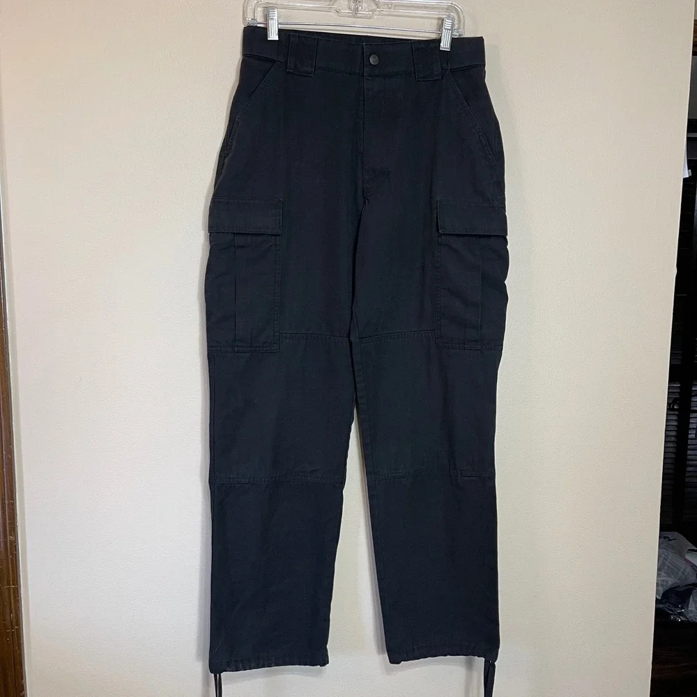 5.11 Tactical Series Black Ripstop Cargo Pants Men's Medium Regular Workwear